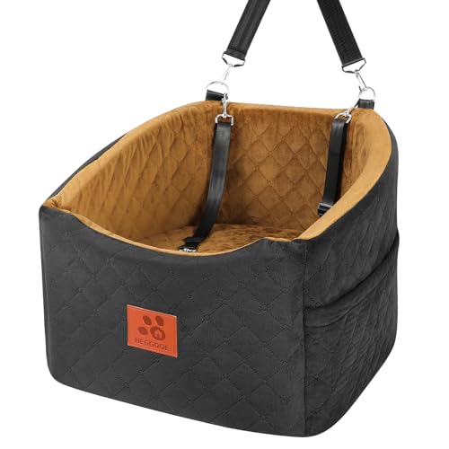 HEGGOOE Hunde Autositz für Kleine/Mittlere Hunde, Memory-Schaum Erhöhter Hundesitz Auto, Abnehmbar & Waschbarer Hundebett Auto mit Aufbewahrungstaschen und Sicherheitsleinen HEGGOOE Hunde Autositz für Kleine/Mittlere Hunde, Memory-Schaum Erhöhter Hundesitz Auto, Abnehmbar & Waschbarer Hundebett Auto mit Aufbewahrungstaschen und Sicherheitsleinen von HEGGOOE