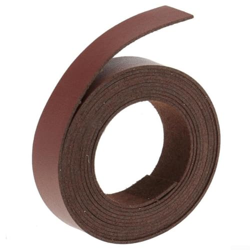 Eine einzigartige Note für Ihre Kreationen. Großartiger Wasserbüffelhals in einem flexiblen Streifen, der 15 mm breit und zwei Meter lang ist (Likör) von HEIBTENY