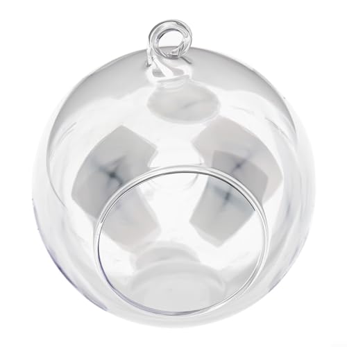 Schickes Terrarium mit Glaskugel zum Aufhängen, für Schaufenster und Heimdekoration (10 cm) von HEIBTENY