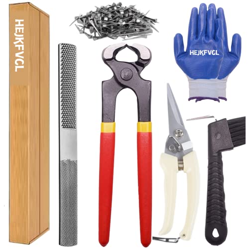 HEJKFVCL Farrier Tools Kits Hufschneidewerkzeug für Pferde, Rinder, Schafe und Esel von HEJKFVCL