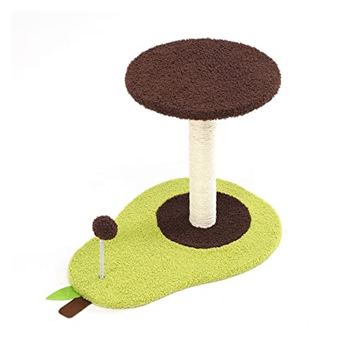 Katzenkletterbaum Avocado Katzenklettergerüst großes mehrschichtiges Haustier Katzenklettergerüst Katzentoilette Katzenbaum Stabiler integrierter Katzentisch Katzenbaum (Farbe: Grau) Vision von HEKDIKTT