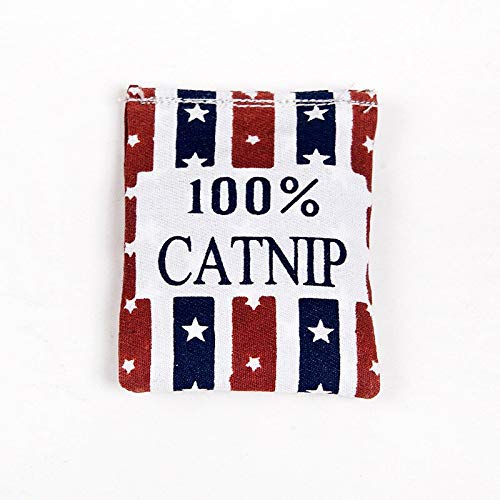 HELLOYOUNG Cat Grinding Catnip Toys Funny Interactive Plush Cat Toy Pet Kitten Chewing Toy Claws Thumb Bite Cat Mint for Cats Teeth Toys, 7x6cm von HELLOYOUNG