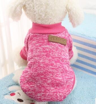 HELLOYOUNG Klassische Winter warme Hundekleidung Welpe Haustier Katze Jacke Mantel Mode Weiche Pullover Kleidung für Chihuahua Yorkie 9 Farben XS-2XL (05) von HELLOYOUNG
