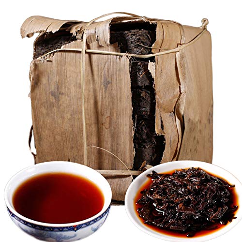 HELLOYOUNG Pu-Erh Tee 250g （0.55LB） Reifer Pu'er Tee Alter Puer Tee Premium Chinesischer Pu'er Tee Schwarzer Tee Gekochter Pu-Erh Tee Chinesischer Tee Gesunder Puerh Tee Roter Tee von HELLOYOUNG
