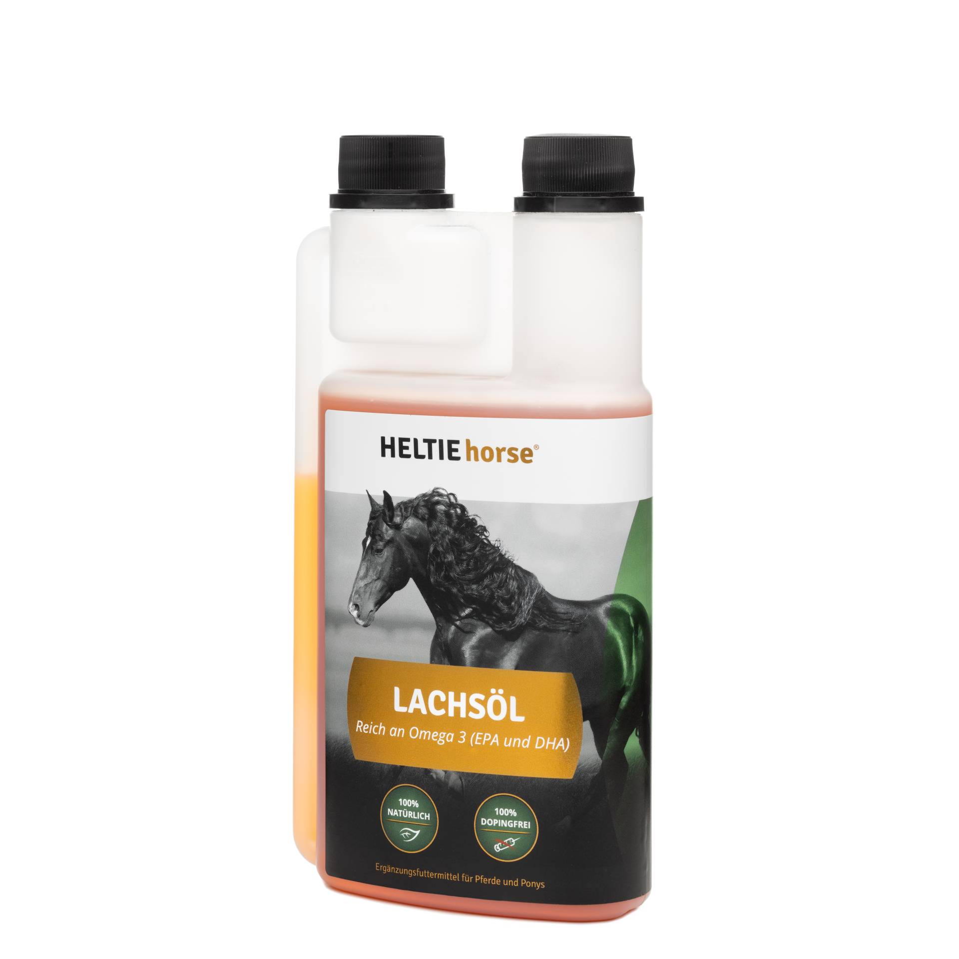Heltie horse® Lachsöl 1L Unterstützt Haut, Haare & Immunsystem von HELTIE horse®