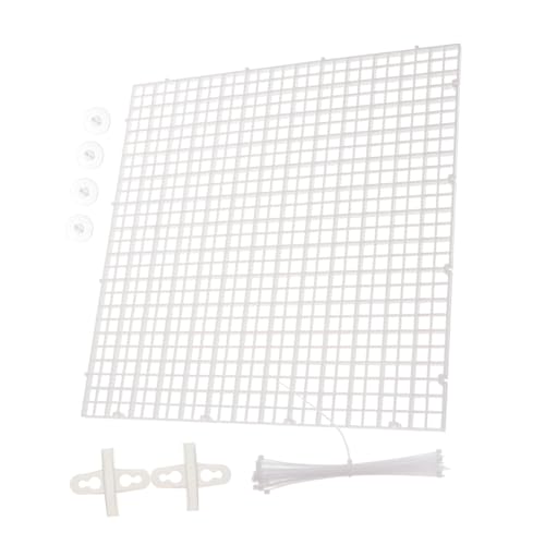 1 Satz Aquarium Trennwand aus Teiliges Isolierendes für Fischbecken Einfache Installation Langlebig und Sicher für Fische mit Saugnäpfen und Kabelbinder von HEMOTON
