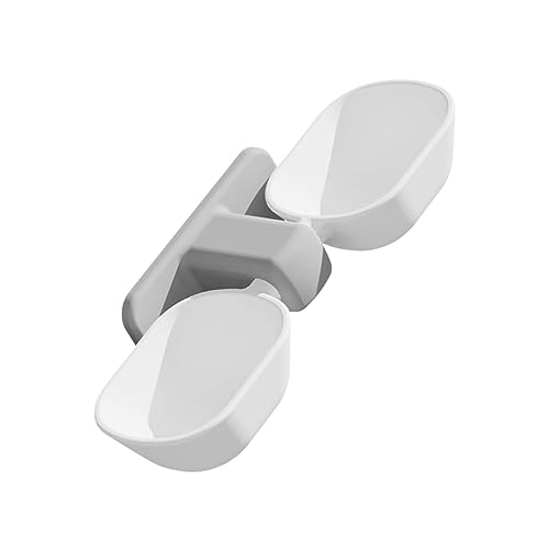 1Stück Hängende Doppelschüssel für Haustiere Pet Feeder für Katzen zu Reinigen Platzsparendes Design Umweltfreundliches Material für Futter und Wasser 1Stück Hängende Doppelschüssel für Haustiere Pet Feeder für Katzen zu Reinigen Platzsparendes Design Umweltfreundliches Material für Futter und Wasser von HEMOTON