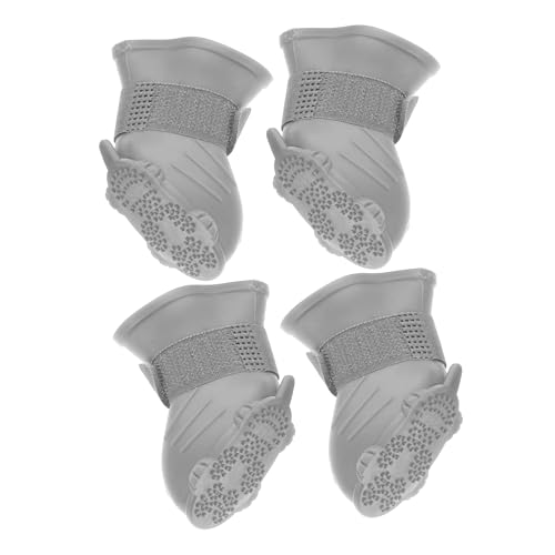4Stücke wasserdichte Hundeschuhe für rutschfeste Pfotenschutzstiefel aus Bequeme und Atmungsaktive Hundepfotenabdeckungen für und Outdoor Aktivitäten 4Stücke wasserdichte Hundeschuhe für rutschfeste Pfotenschutzstiefel aus Bequeme und Atmungsaktive Hundepfotenabdeckungen für und Outdoor Aktivitäten von HEMOTON