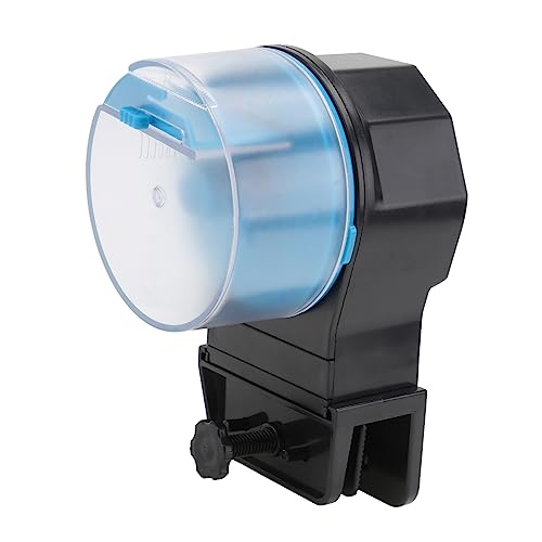 HEMOTON 1 Satz Aquarium Futterautomat für Schildkröten Intelligenter Automatischer Futterspender mit Großem Futtertank für Regelmäßige Fütterung zu Reinigen Installieren für Aquarien und von HEMOTON