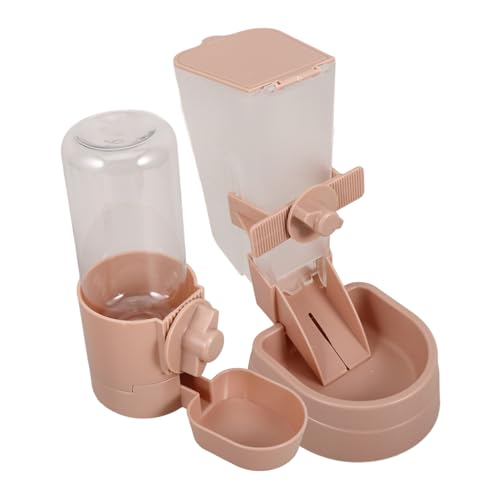 HEMOTON 1 Satz Automatische Wasserzufuhr Haustier Wasserbrunnen Katze Hunde Wasserspender Für Welpen Katzenspender Trinken Hängend Futternapf Für Katzen Heimtierbedarf Abs Rosa von HEMOTON