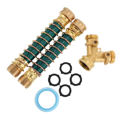 HEMOTON 1 Satz Förmiger Verteiler für Garten Schlauchanschluss Adapter Langlebig und Druckbeständig für Bewässerung und Pflanzenpflege und Platzsparend von HEMOTON