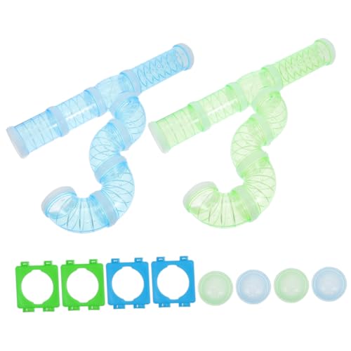 HEMOTON 1 Satz Hamster Tunnel Erweiterungsset Teiliges DIY Röhrensystem für Hamsterkäfige Einschließlich Grüner und Blauer Verbindungsstücke für Kreative Spielmöglichkeiten und Erkundung HEMOTON 1 Satz Hamster Tunnel Erweiterungsset Teiliges DIY Röhrensystem für Hamsterkäfige Einschließlich Grüner und Blauer Verbindungsstücke für Kreative Spielmöglichkeiten und Erkundung von HEMOTON