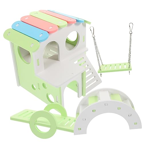 HEMOTON 1 Satz Hamsterspielzeugnest Hamsterbrücke Hamsterröhren und Tunnel versteckt Dekoration Hamsterverstecke Multichamber -Hamster -Versteck hamsterhaus versteck PVC Hellgrün HEMOTON 1 Satz Hamsterspielzeugnest Hamsterbrücke Hamsterröhren und Tunnel versteckt Dekoration Hamsterverstecke Multichamber -Hamster -Versteck hamsterhaus versteck PVC Hellgrün von HEMOTON