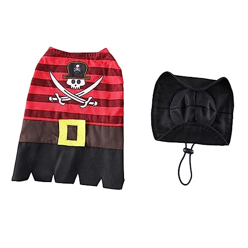 HEMOTON 1 Satz Kleidung für Haustiere Hundekostüm Haustierhut Halloween Party Halloween-Pullover für Hunde nach groß Hundekostüme lustig Hundekleidung Hundekostüm lustig Polyester von HEMOTON
