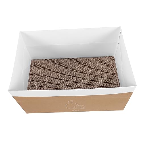 HEMOTON 1 Satz Kraftpapierbeutel Katzenkratzer Katze Nest Katzenhaus Welpe klein Schlafen Form abnehmbar verschleißfestes Katzennest Katzenkatze Kratzer Schlafhaus für Katzen Wellpapier von HEMOTON