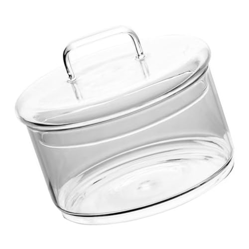 HEMOTON 1 Satz Leeren Terrarium Glasflasche Kleiner Landschaftsbehälter für DIY Blumenvase für Moos und Pflanzen für Wohn und Büroschmuck von HEMOTON