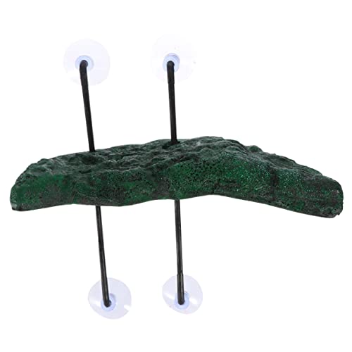 HEMOTON 1 Satz Schildkröten Basking Höhenverstellbare Dekoration für Reptilien Terrarien Kletterplatz Mit Saugnapf zur Befestigung an Aquarien von HEMOTON