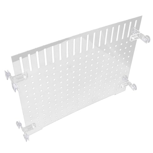 HEMOTON 1 Satz Trennwand für Aquarien Fischbehälter mit Saugnäpfen Transparente Isolationsplatte zur Trennung von Fischen und Zucht von Jungfischen HEMOTON 1 Satz Trennwand für Aquarien Fischbehälter mit Saugnäpfen Transparente Isolationsplatte zur Trennung von Fischen und Zucht von Jungfischen von HEMOTON