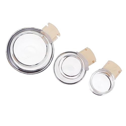 HEMOTON 1 Satz Vogelkäfig Zubehör Teiliges Futter und Wasserschalen Sowie Badewanne für Haustier Transparent zu Bedienen für Papageien und Sittiche von HEMOTON