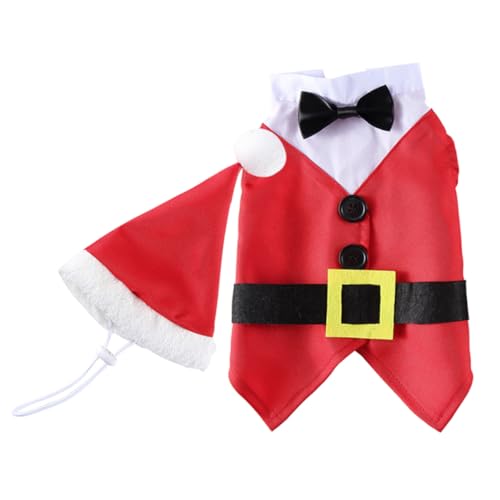 HEMOTON 1 Satz Weihnachts-Haustier-Kleidung Weihnachtskleidung für Hunde Welpenmantel gestrickt Outfits Thema Kostüm für Haustierkleidung hundekleidung Hund verkleiden Polyester rot HEMOTON 1 Satz Weihnachts-Haustier-Kleidung Weihnachtskleidung für Hunde Welpenmantel gestrickt Outfits Thema Kostüm für Haustierkleidung hundekleidung Hund verkleiden Polyester rot von HEMOTON