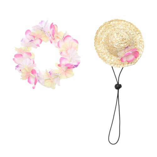 HEMOTON 1 Set Strand Haustierkleidung Hundekleidung Hut Hundehelm Strandparty Dekorationen 1 Hundekappe Hunde Sommerkappe Hundezubehör Haustiere Kostüm Kleid Sommer von HEMOTON