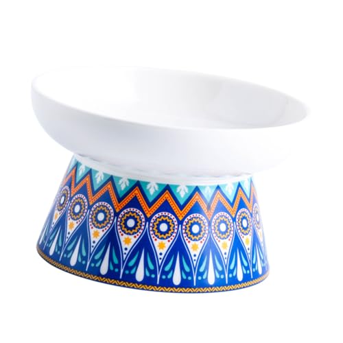 HEMOTON 1 Stück Cat Bowl Dog Bowl Futterspender Haustier für Fütterung katzenfutter Heimtierbedarf Keramik von HEMOTON