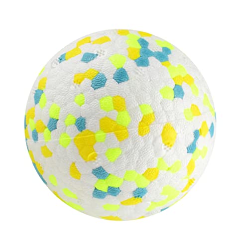 HEMOTON 1 Stück Elastischer Hundeball Interaktives Kauspielzeug für Molarball aus Lebensmittelechtem Etpu Bouncy Ball für Kleine und Mittelgroße und Tragbar für Unterwegs von HEMOTON