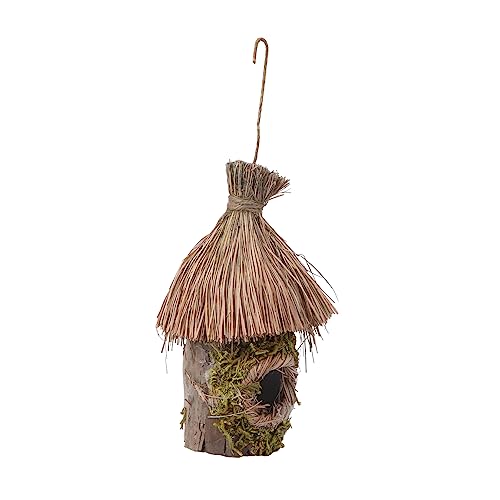 HEMOTON 1 Stück Hängendes Vogelhaus Stroh Kreatives Vogelcage Ornament für Garten Dekoration Umweltfreundliches und Langlebiges Vogelbrutnest für Aufhängung im Freien HEMOTON 1 Stück Hängendes Vogelhaus Stroh Kreatives Vogelcage Ornament für Garten Dekoration Umweltfreundliches und Langlebiges Vogelbrutnest für Aufhängung im Freien von HEMOTON