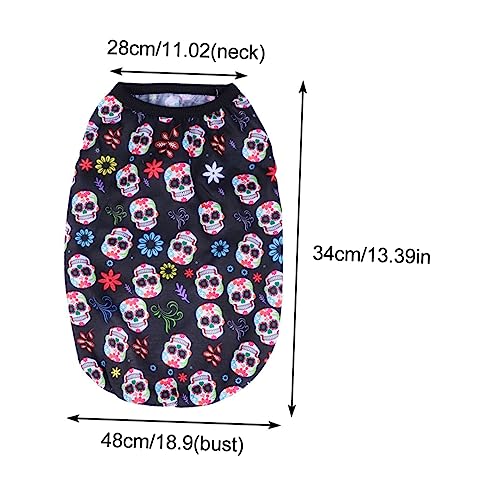 HEMOTON 1 Stück Haustier-Pullover Welpen-Halloween-Kostüme Hund Halloween groß klein für Hunde Hund Geburtstag Tutu Welpenkleidung Haustierkleidung für Halloween Welpen-Overall Stoff Weiß von HEMOTON