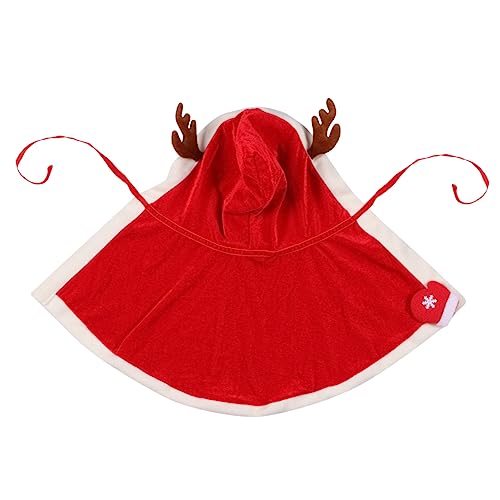 HEMOTON 1 Stück Haustier-umhang Mit Kapuze Weihnachtskostüme Für Hunde Vlies Party Hundekostüme Haustiere Vor Haube Kleidung Hündchen Mantel Groß Weihnachten Haustier Umhang Pet Cape Stoff HEMOTON 1 Stück Haustier-umhang Mit Kapuze Weihnachtskostüme Für Hunde Vlies Party Hundekostüme Haustiere Vor Haube Kleidung Hündchen Mantel Groß Weihnachten Haustier Umhang Pet Cape Stoff von HEMOTON