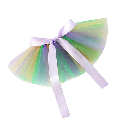 HEMOTON 1 Stück Haustierkleidung Tutu -Rock Kattun Hund Rock elegant Haustiere Hunde Verkleidet Welpe hundekleidung Kleider Katzenkleidung Katze Tutu Gittergewebe Bunt Zufällige Farbe von HEMOTON