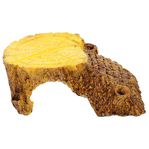 HEMOTON 1 Stück Holzmaserung Schildkrötenplattform Aquarium Für Schildkröten Schildkrötenstange Für Tank Wasserschildkröten Sonnenplattform Schildkrötenaquariumzubehör Reptiliendekor von HEMOTON