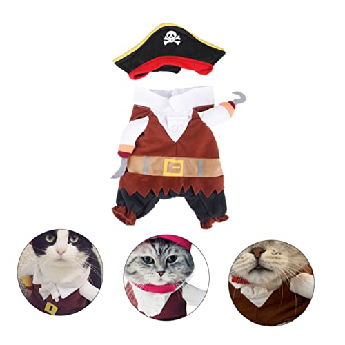 HEMOTON 1 Stück Hundepiratenkleidung Welpen-Halloween-Kostüme Halloween-Kostüm für Haustiere Party Halloween-Haustiermantel Hundekostüme Kostüm für Welpen Halloween-Kostüm-Haustier HEMOTON 1 Stück Hundepiratenkleidung Welpen-Halloween-Kostüme Halloween-Kostüm für Haustiere Party Halloween-Haustiermantel Hundekostüme Kostüm für Welpen Halloween-Kostüm-Haustier von HEMOTON