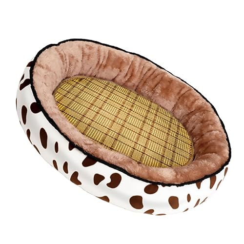 HEMOTON 1 Stück Katze Kennel Cool Matte Hallo Plüschkatzenbett Zwinger Kleines Haustierbett Matten Kühlbett Material Kleine Hundebetten Züchten Innere Drinnen Muster Bequem Welpenbett Weiß HEMOTON 1 Stück Katze Kennel Cool Matte Hallo Plüschkatzenbett Zwinger Kleines Haustierbett Matten Kühlbett Material Kleine Hundebetten Züchten Innere Drinnen Muster Bequem Welpenbett Weiß von HEMOTON