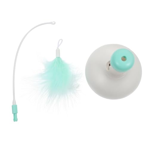 HEMOTON 1 Stück Katze lustiges Jagdspielzeug Crinkle- für Katzen Haustier Katzen drinnen katzenspielzeug Interactive cat Toy Kätzchen Becher Katzen-Teaser Plastik Green von HEMOTON
