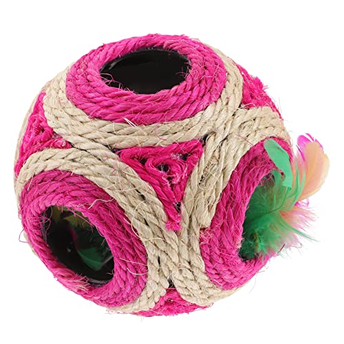 HEMOTON 1 Stück Katzenspielzeug Mit Sechs Löchern Katzenspielzeug Bälle Löcher Bisse Katzenball Katzenbälle Sisal Kratzbaum Katzenleck Und Kauspielzeug Interaktives HEMOTON 1 Stück Katzenspielzeug Mit Sechs Löchern Katzenspielzeug Bälle Löcher Bisse Katzenball Katzenbälle Sisal Kratzbaum Katzenleck Und Kauspielzeug Interaktives von HEMOTON