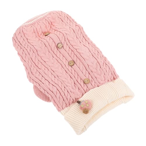 HEMOTON 1 Stück Kleidung Für Haustiere Hundehalsbänder Große Rassen Kühljacke Für Hunde Regenmantel Vlies Kalt Hundestiefel Hetzen Hundehaarschleifen Welpen-Bandana Puffer Gestrick Rosa von HEMOTON