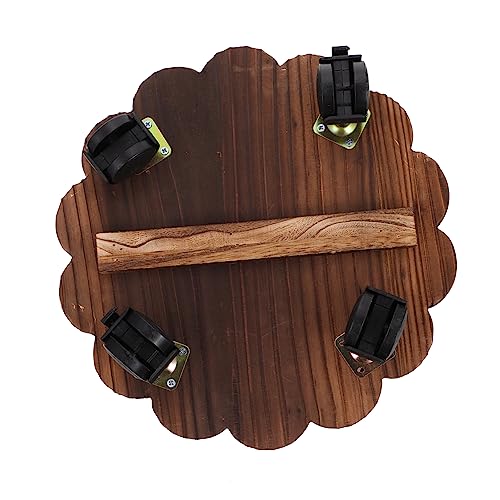 HEMOTON Bewegliches Blumentopftablett Aus Mit Universalrädern Blumentopf-basistablett Zum Schutz Von Oberflächen Vor Wasser Und Erde Leicht Zu Reinigen Für Innen Und Außenbereich HEMOTON Bewegliches Blumentopftablett Aus Mit Universalrädern Blumentopf-basistablett Zum Schutz Von Oberflächen Vor Wasser Und Erde Leicht Zu Reinigen Für Innen Und Außenbereich von HEMOTON