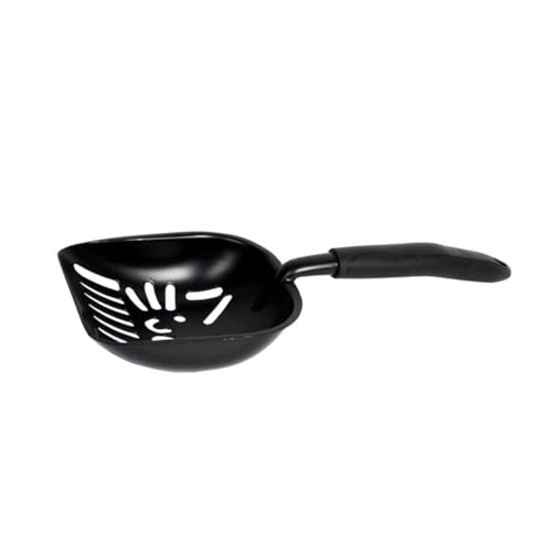 HEMOTON 1 Stück Schaufel Für Katzenstreu Wurf Scoop Reinigung Drinnen Körperpflege Haustier Sauber Katzenstreuschaufel Aus Metall Pet Cat Supplies Katzenschaufel Schwarz von HEMOTON