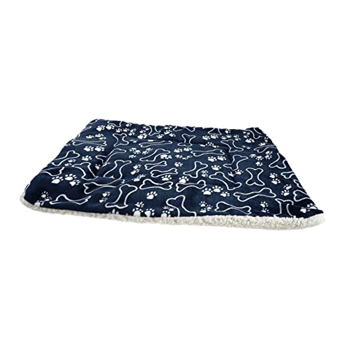 HEMOTON 1 Stück Wiederverwendbare Haustiermatte für Katzen Dicke Schlafdecke Große Kuscheldecke für Hundebetten Käfige Sofas Auto und Reisen Winterliche Haustierbedarf Blaues Knochenmuster HEMOTON 1 Stück Wiederverwendbare Haustiermatte für Katzen Dicke Schlafdecke Große Kuscheldecke für Hundebetten Käfige Sofas Auto und Reisen Winterliche Haustierbedarf Blaues Knochenmuster von HEMOTON
