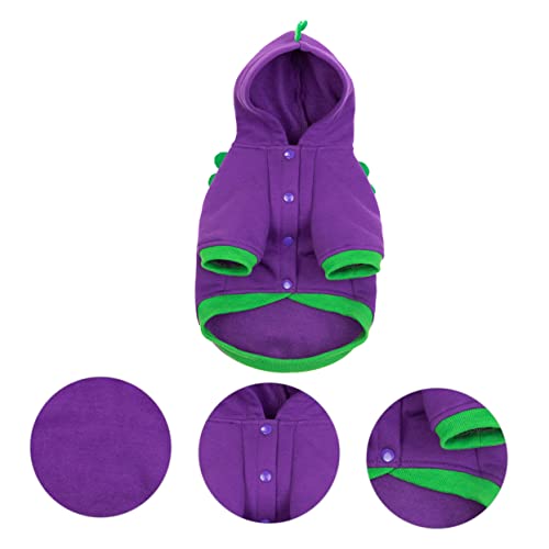 HEMOTON 1 Stück lustige hundekleidung Halloweenkostüm Hunde-Umhang-Kostüm Halloween-Haustierkleidung Pullover Tank UPS Kostüm Haustier Hundekostüme lustig Polyester Violett von HEMOTON