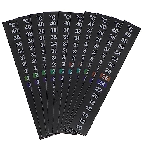 HEMOTON 10 Stück Aquarium Thermometer Sticker Selbstklebende Temperaturskala für Fischbecken Flüssigkristall Temperaturanzeige für Aquarien Einfache Anwendung und Präzise Messung HEMOTON 10 Stück Aquarium Thermometer Sticker Selbstklebende Temperaturskala für Fischbecken Flüssigkristall Temperaturanzeige für Aquarien Einfache Anwendung und Präzise Messung von HEMOTON