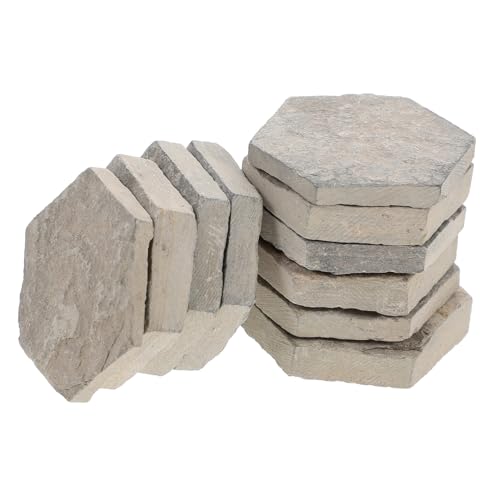 HEMOTON 10 Stück Dekosteine ​​Für Aquarien Reptilienbecken Reptilien Terrarium Aquarium Steine Schildkröten Docks Zum Reptilienplatte Reptilienverstecke Und von HEMOTON