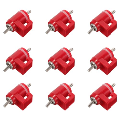 HEMOTON 10 Stück Automatische Hühnerwassernippel Geflügeltränke für Hühner Küken und Vögel Metallnippel Verhindert Wasserverlust Einfache für Eimer Geeignet von HEMOTON