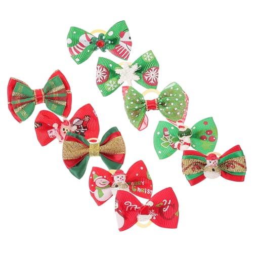 HEMOTON 10 Stück Hundeshampoo Individuelles Hundehalsband Hundehaarfärbemittel Hunde Weihnachtskostüm Stolzes Hundezubehör Haustiere Hund Färben Welpe Haarschleifen Für Hunde Polyester von HEMOTON