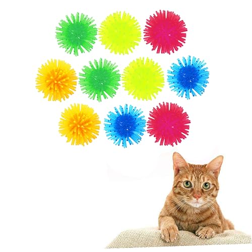HEMOTON 10 Stück Katzenspielzeugball Plaudern bunt Katzenball klein drinnen kneifen Pet-Ball- Rolling Catball Leckerlispielzeug für Katzen Ball Katzenspielzeug Zufällige Farbe HEMOTON 10 Stück Katzenspielzeugball Plaudern bunt Katzenball klein drinnen kneifen Pet-Ball- Rolling Catball Leckerlispielzeug für Katzen Ball Katzenspielzeug Zufällige Farbe von HEMOTON