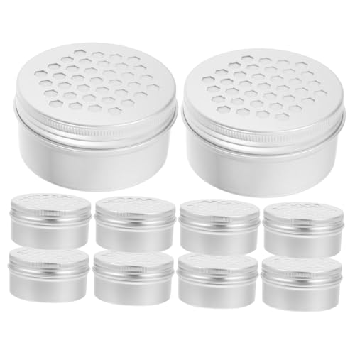HEMOTON 10 Stück Teiliges Hundeschnüffeltraining Aluminium Dosen für Geruchstraining mit Löchern Geeignet für Hunde Hochwertige Duftbox für Nasenarbeit für Hundetraining und Belohnung von HEMOTON