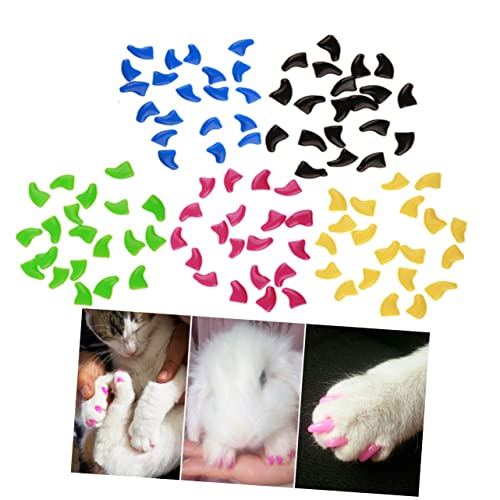 HEMOTON 100 Stück Krallenschutz für Katzen und Hunde Weiche Nagelkappen S Gemischte Farben Effektiver Schutz für Möbel und Pfotenpflege HEMOTON 100 Stück Krallenschutz für Katzen und Hunde Weiche Nagelkappen S Gemischte Farben Effektiver Schutz für Möbel und Pfotenpflege von HEMOTON