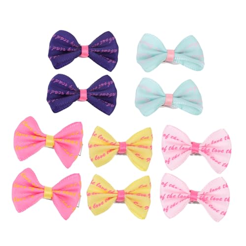 HEMOTON 10Stücke Haustier Haarspangen Mit Bowknot Design Hundehaarschmuck Clips Für Welpen Katzen Für Tägliche Nutzung Und Besondere Anlässe Sicher Und Stylisch von HEMOTON