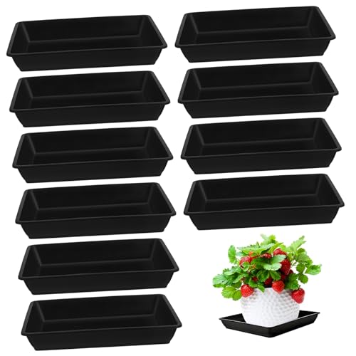 HEMOTON 12 Stück Bodenmatte für Blumentöpfe Blumenknopf -Wasserplatten Pflanzentopfplatten pflanzenuntersetzer pflanzenschalen blumenbank Untersetzer für Pflanzen quadratischer Blumentopf von HEMOTON